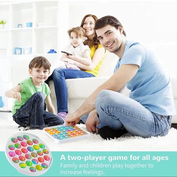 New 2 Packs Push Pop It Fidget Sensory Toys​ - Picture 2 of 6